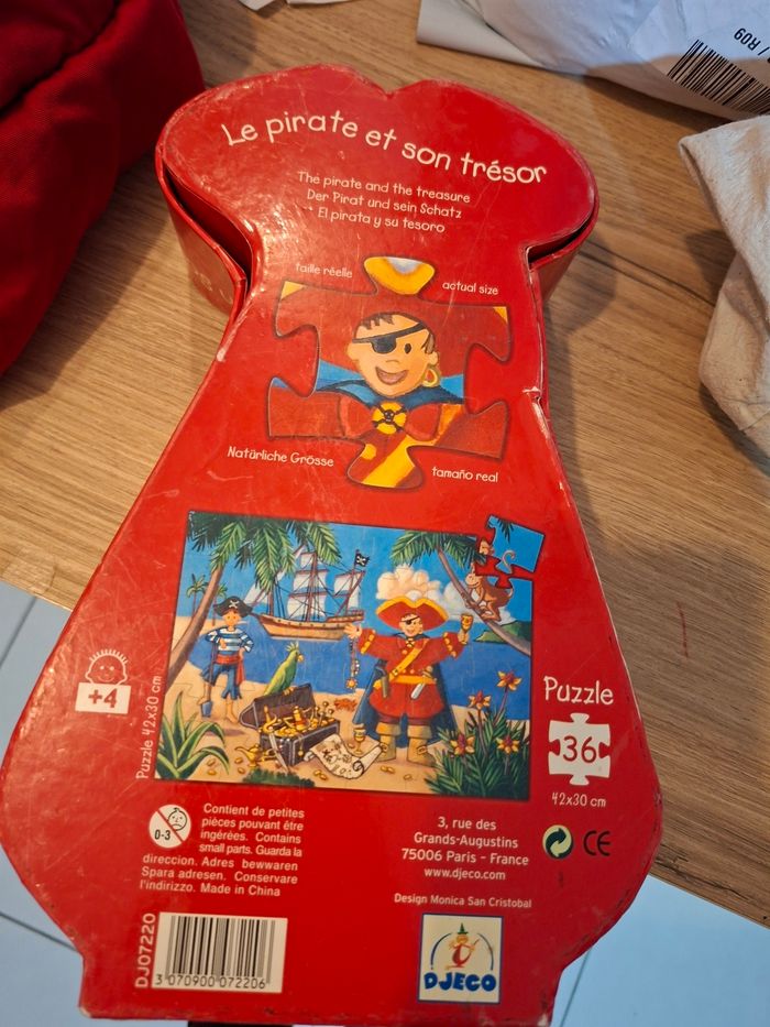 Puzzle pirates complet des 3 ans djeco - photo numéro 2