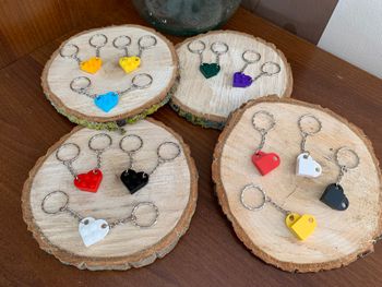 Porte clef LEGO COEUR à partager