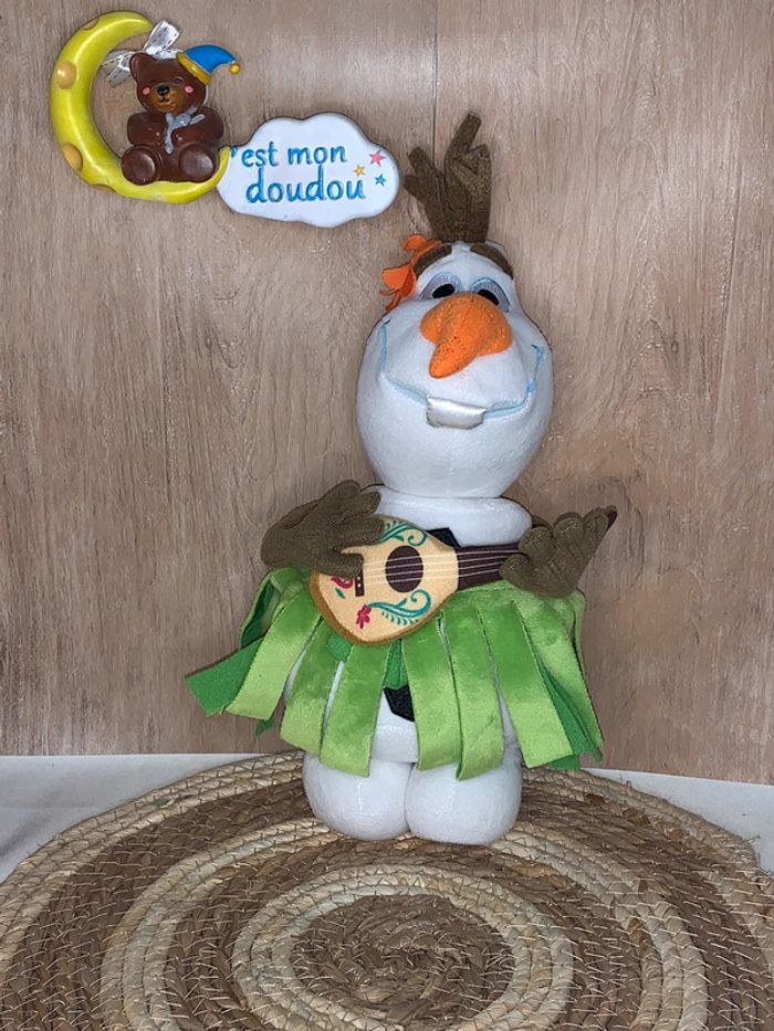 Peluche olaf de disney store 30cm