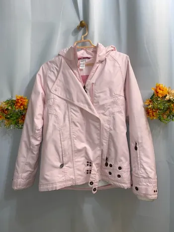 Anorak matelassé rose Décathlon taille 14 ans - n82m
