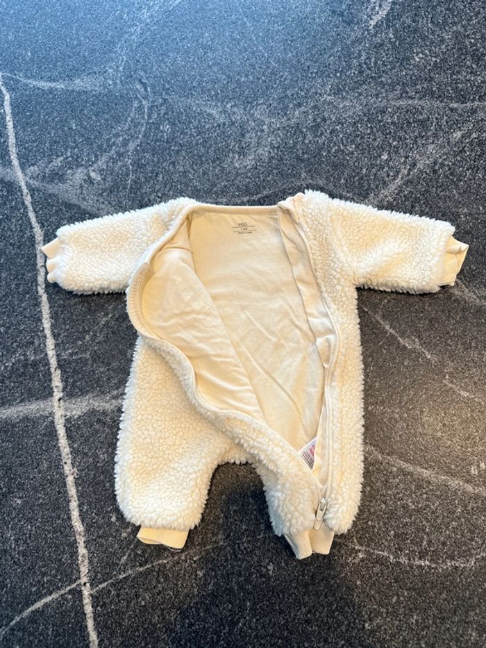 Combinaison bébé mixte 1 mois marks and spencer neuf sans étiquette - photo numéro 2