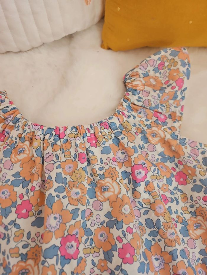 Barboteuse Liberty Betsy corail - photo numéro 5