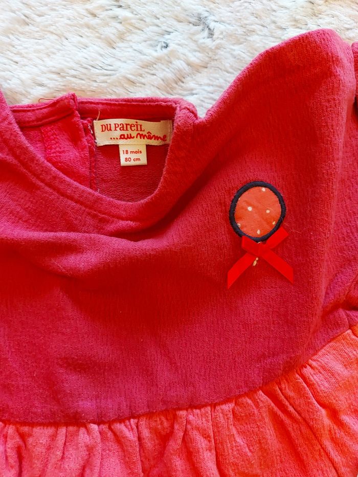 Robe corail DPAM 18 mois - photo numéro 4