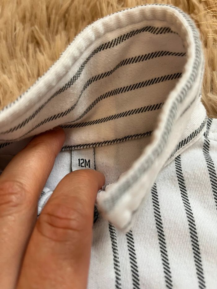 Chemise blanche à rayures - photo numéro 3