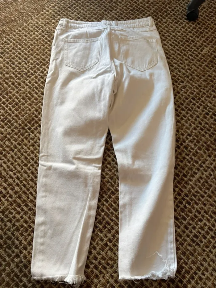 Jeans blanc denim - photo numéro 3