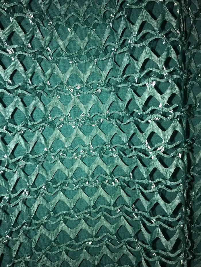 Haut « filet » vert et noir - photo numéro 2