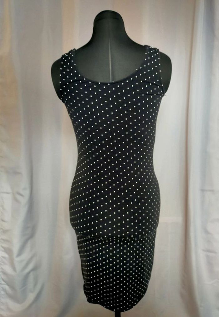 Robe noire à pois blancs – Fashion Express – T. S - photo numéro 3
