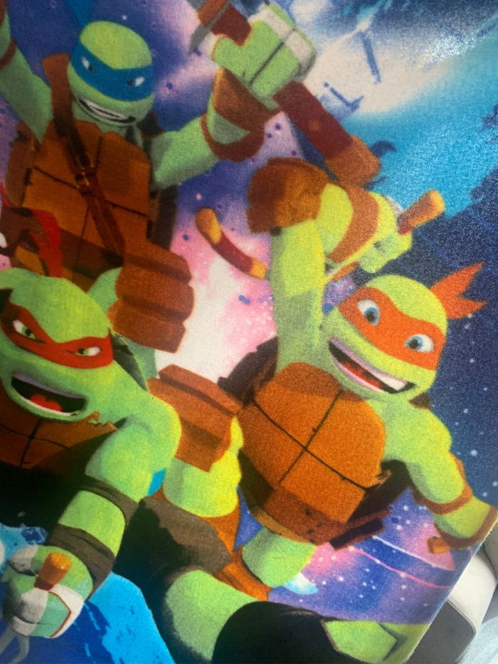Couverture Plaid enfant ~115x140 Turtles Tortues Ninja Team - photo numéro 3