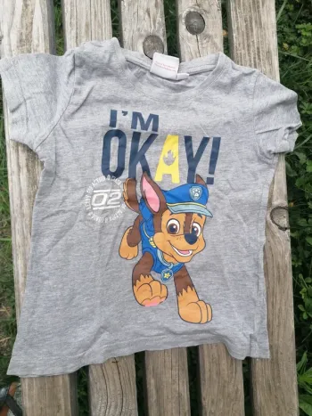 T shirt pat patrouille Chase 4 ans