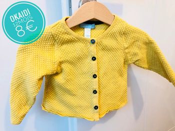 Gilet Okaidi en 12mois/1an