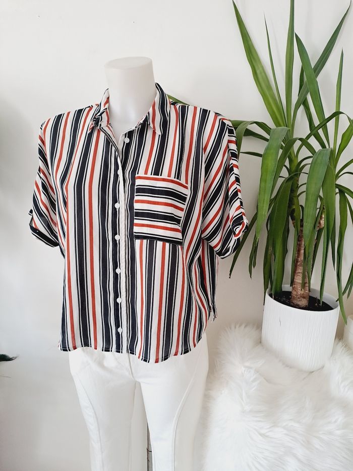 Blouse à rayures