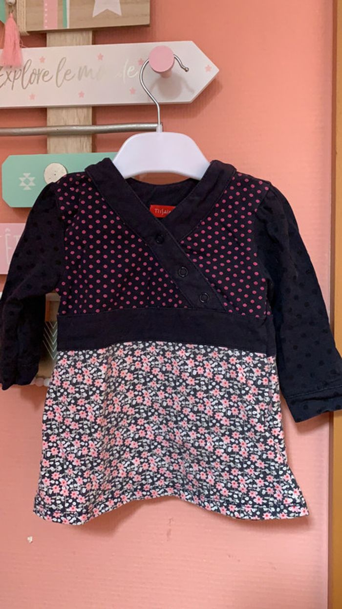 Robe croisé tissaia taille 6 mois - photo numéro 2