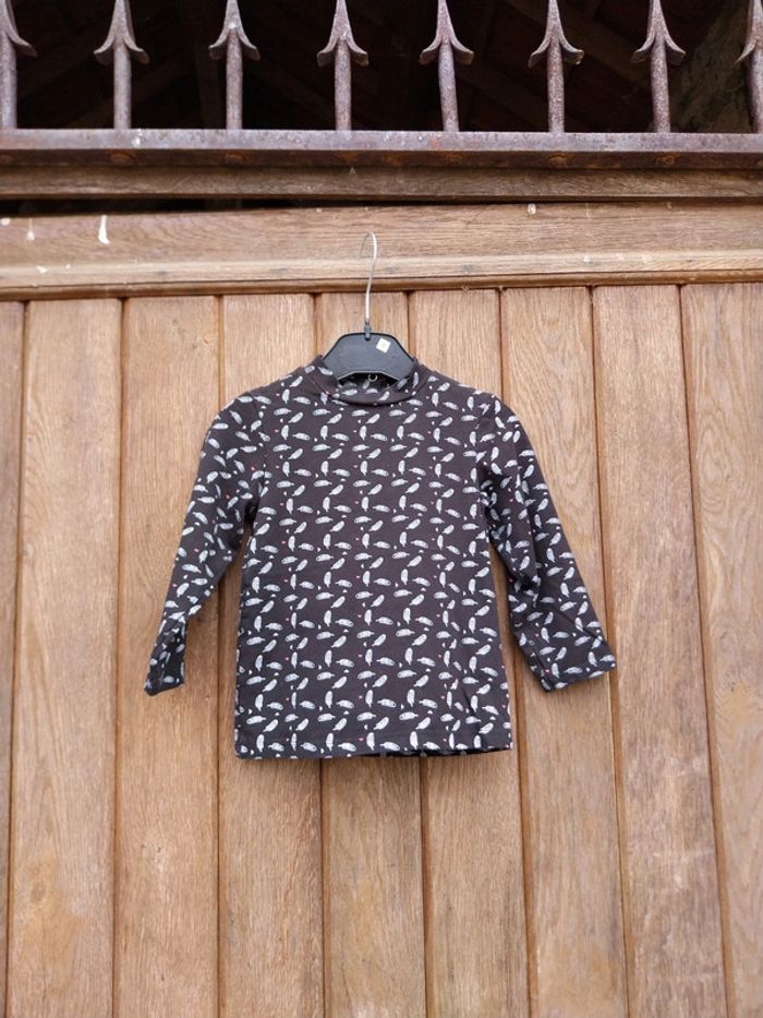 Pull col roule bébé fille 18 mois Orchestra