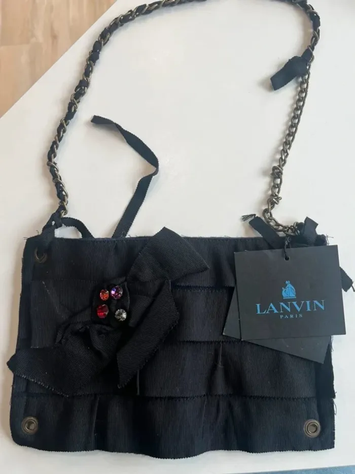 Sac Lanvin Petite Noir