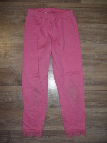 Legging rose dentelle Kiss Melody 5 ans (robe1)