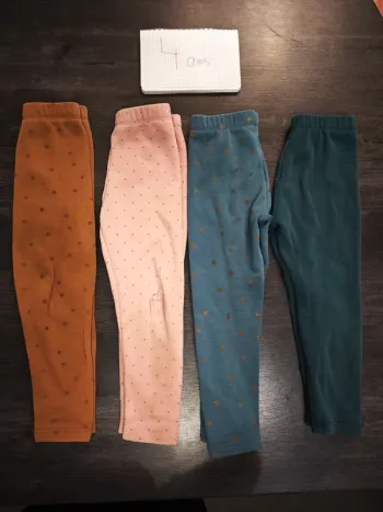 Lot leggings chaud Kiabi