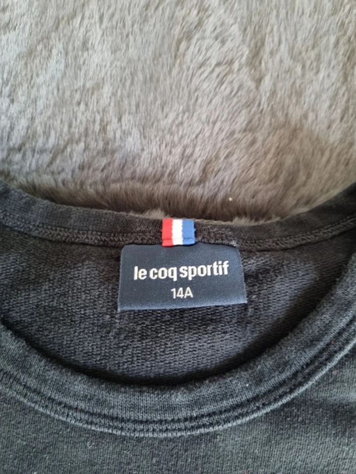 Sweat Le Coq Sportif noir, 14 ans Enfant - photo numéro 5