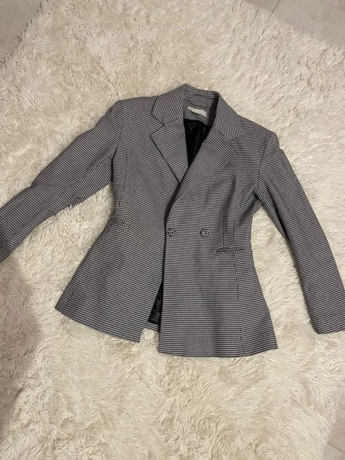 Blazer à carreaux