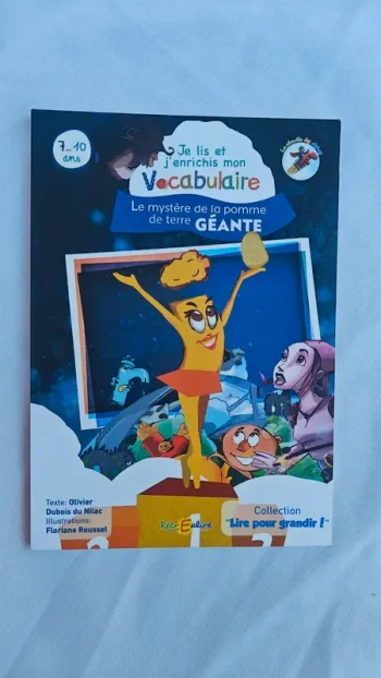 Livre "Le mystère de la pomme de terre géante" les Alphas