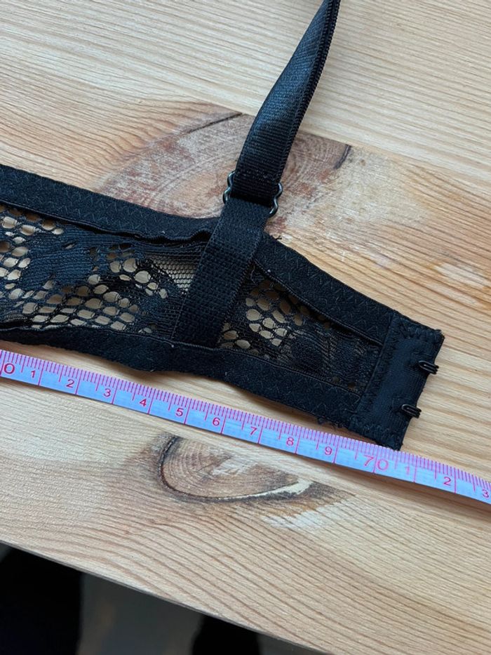 Lingerie dentelle noire taille 36 bonnet A - photo numéro 8