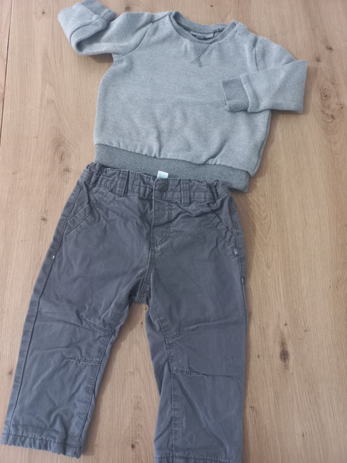 Ensemble pantalon pull