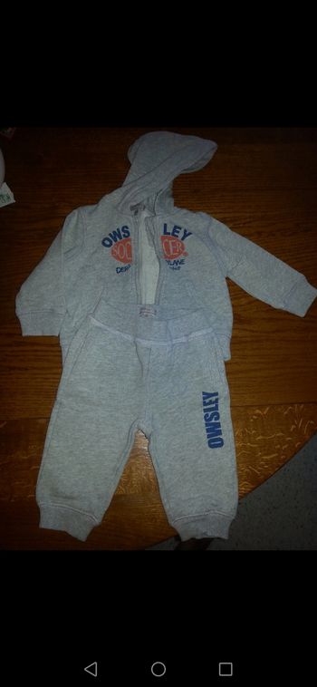 Ensemble jogging 6 mois