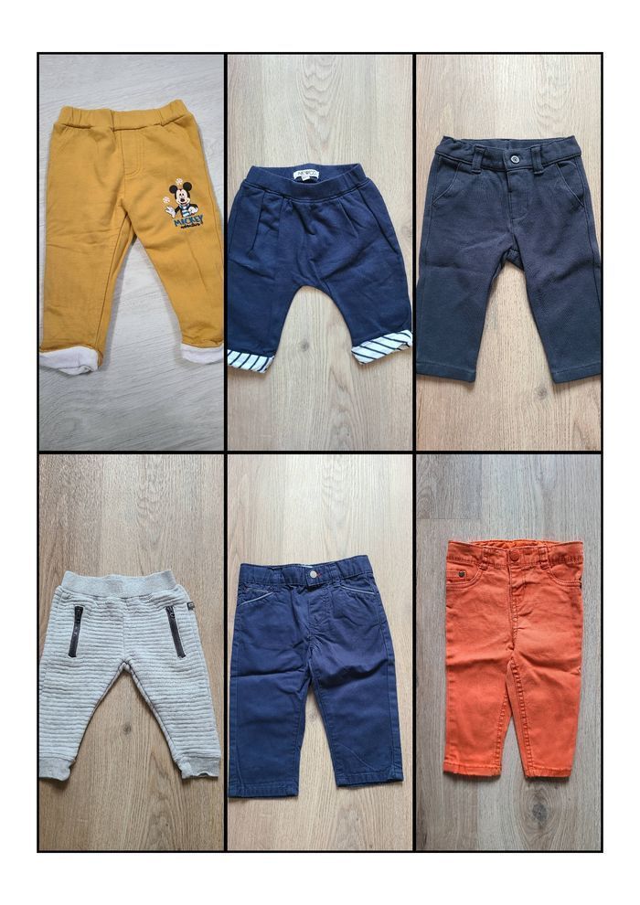 Lot Pantalon garçon 6 mois - photo numéro 2