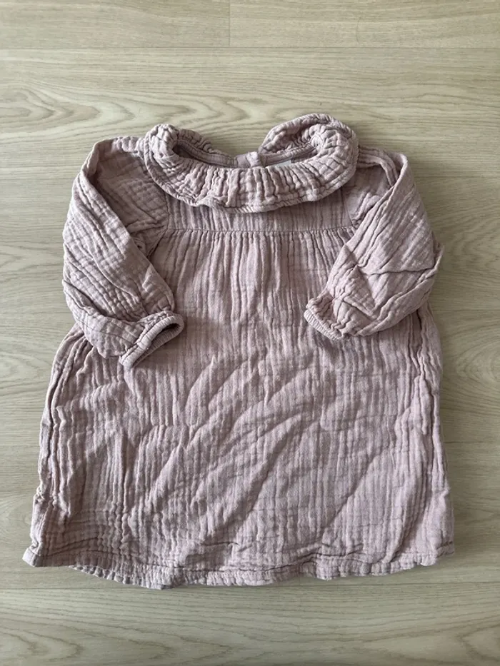 Robe en gaz de coton H&M 74cm