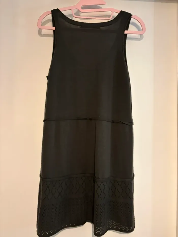 Robe grise sans manches ajourée – Les Filles de Neaux – Taille 2 - photo numéro 5