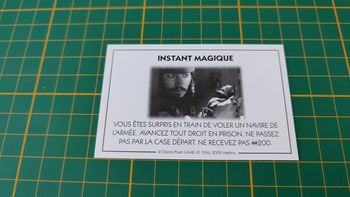 Carte instant magique volez un navire de l'armée jeu de société Monopoly Disney éditions Hasbro #B94
