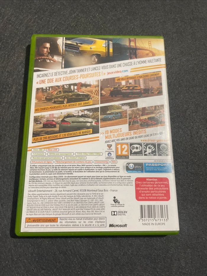 Driver San Francisco Jeu Xbox 360 FR - photo numéro 3