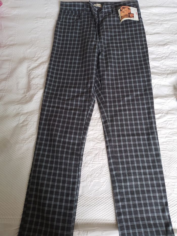 Pantalon a carreaux