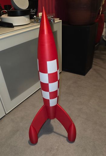 Fusée Tintin 50 cm
