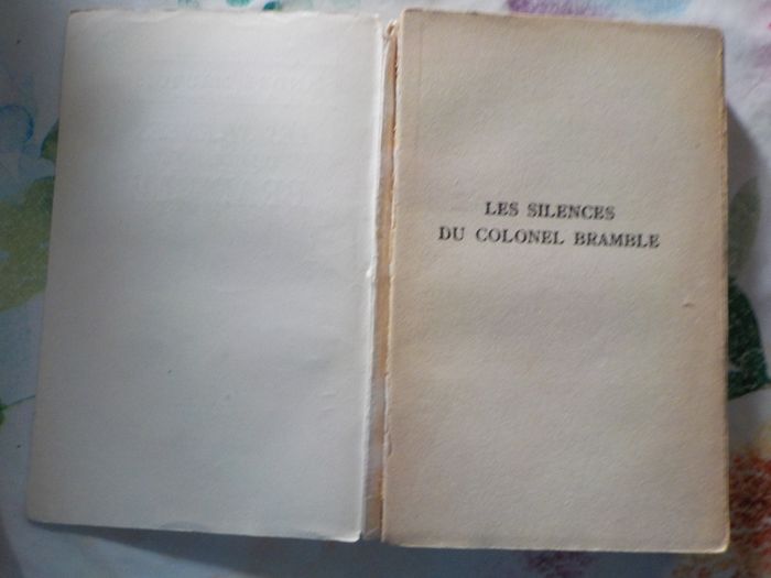 LES SILENCES DU COLONEL BRAMBLE d'André MAUROIS Ed. Grasset 1921 - photo numéro 5