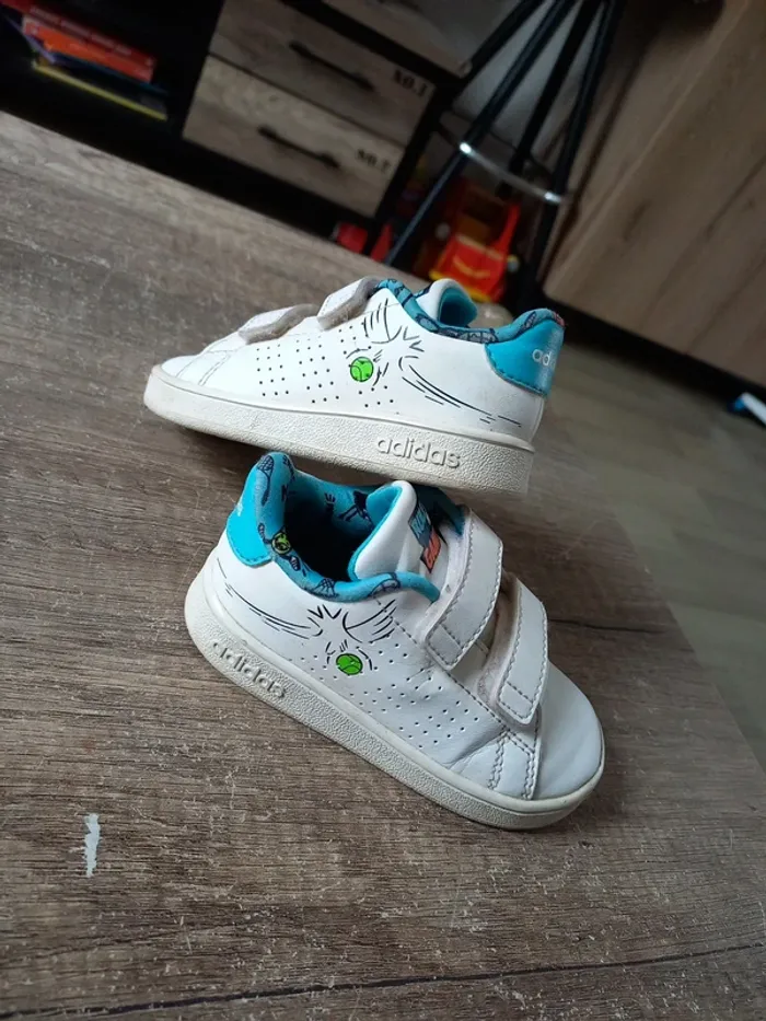 Basket adidas blanche T 21 - photo numéro 3