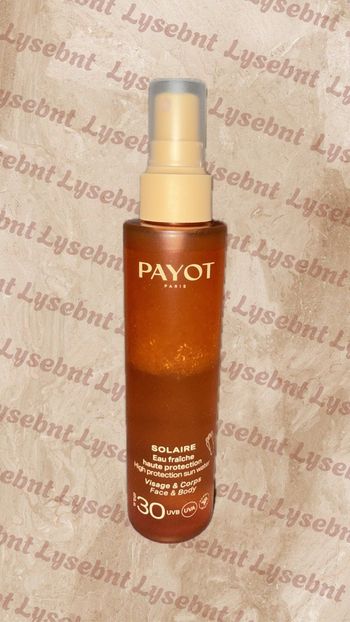 Eau fraîche haute protection SPF 30 - Payot