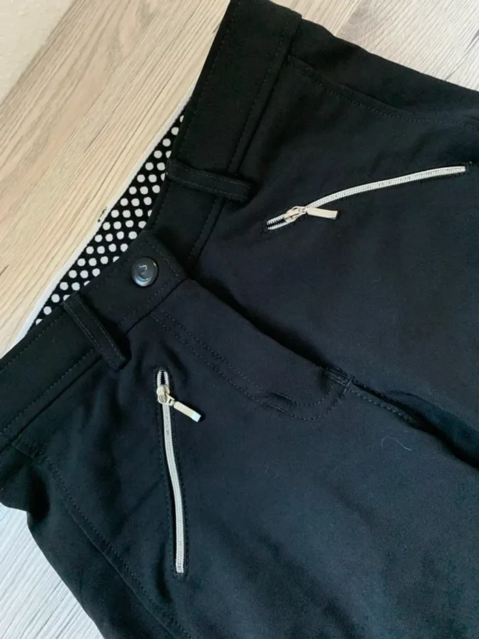 Pantalon Equitheme  Lotty – Noir – Taille 36 – Très Bon État - photo numéro 4