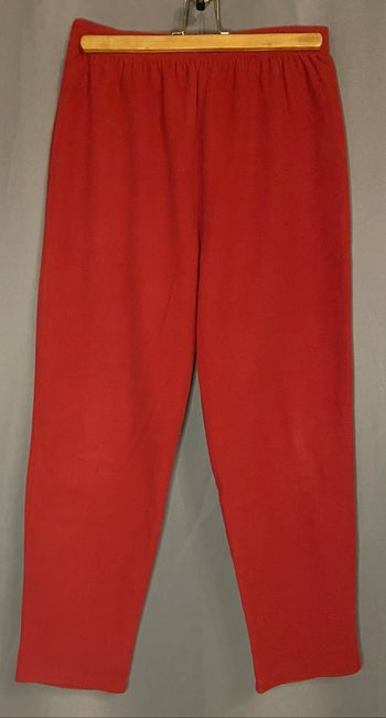 Pantalon polaire rouge