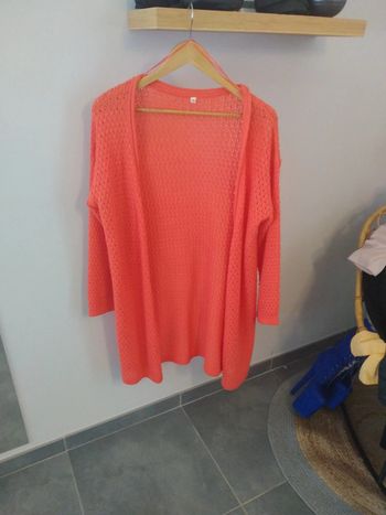 Gilet corail maille