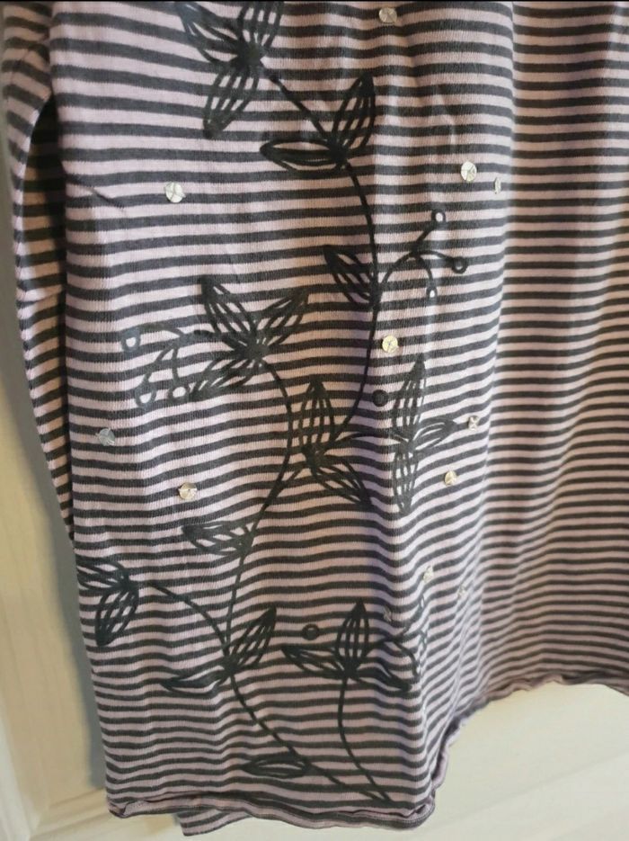 T-shirt rayé manches longues - photo numéro 4