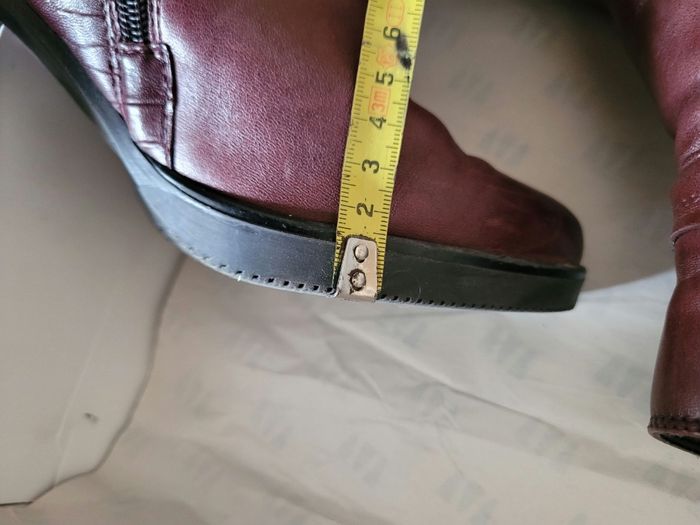 Boots à talons bordeaux - photo numéro 6