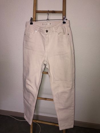 Pantalon rose pâle femme