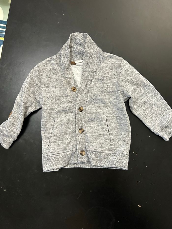 Gilet H&M 12/18 mois gris