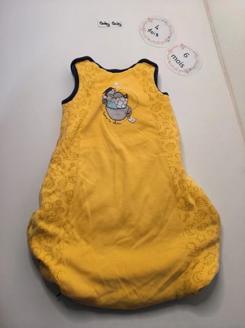 Gigoteuse 4-6 mois jaune