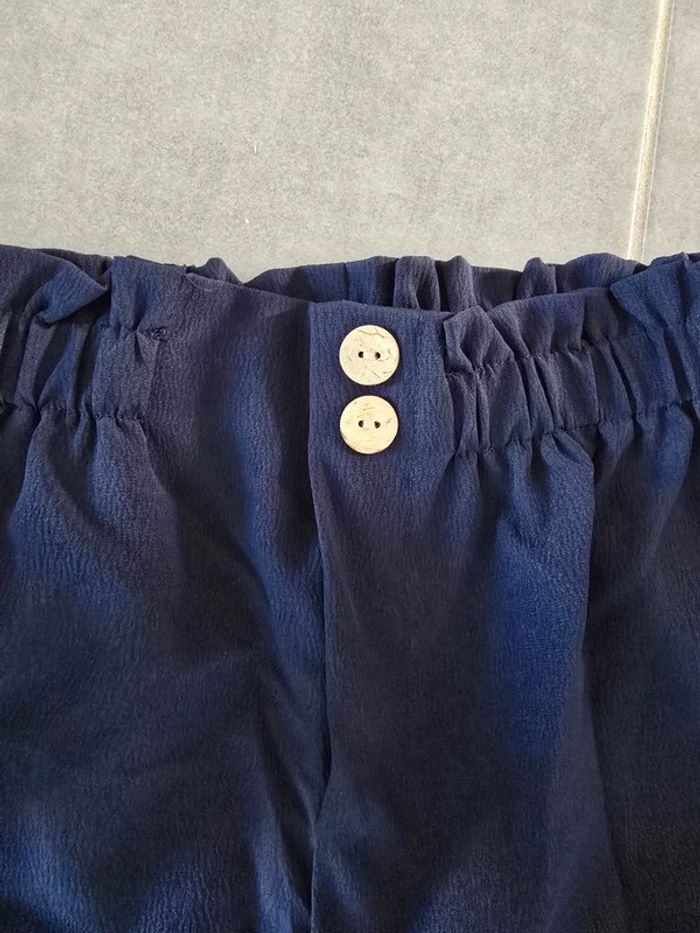 Short taille haute bleu marine - photo numéro 3
