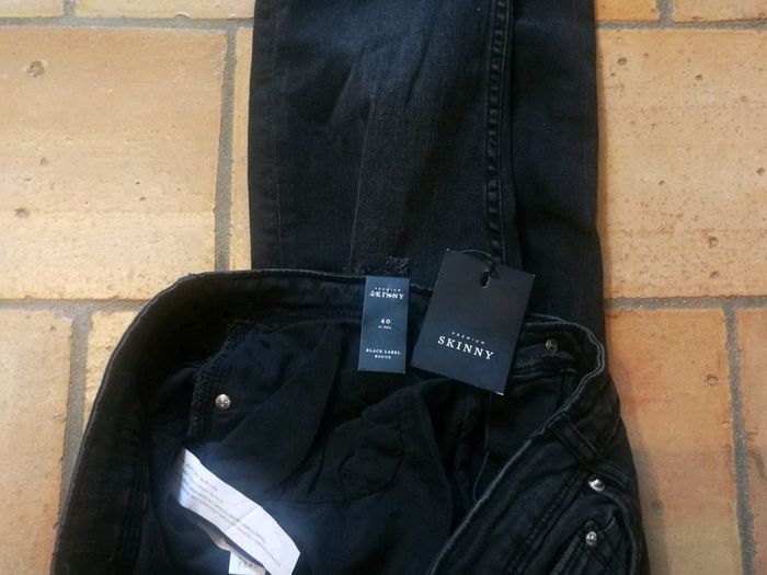 Jean noir skinny Lefties S - photo numéro 5