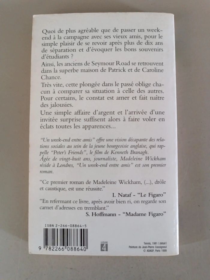 Un weekend entre amis Madeleine Wickham - photo numéro 2