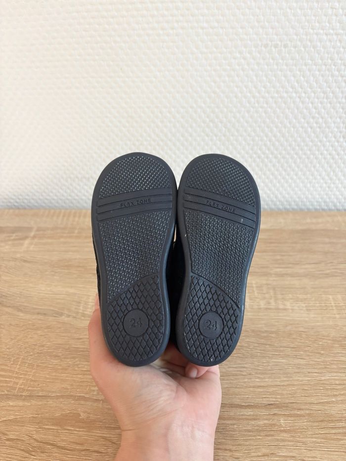 Chaussures en daim bleu marine Power kids - photo numéro 2