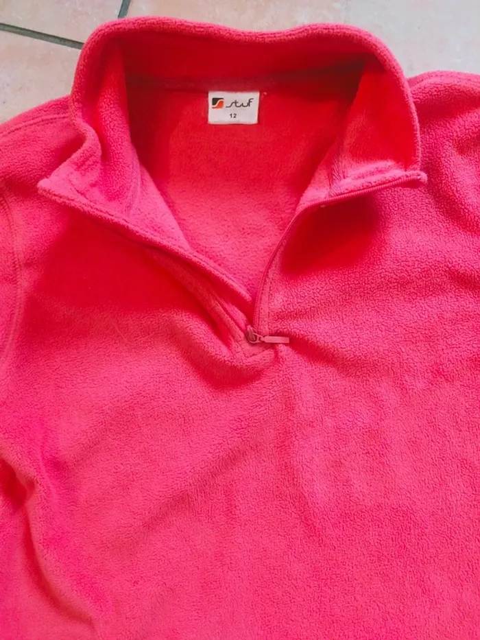 Veste polaire rose taille 12 ans - photo numéro 2