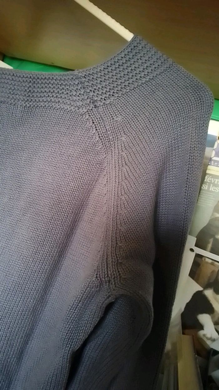Pull en coton bleu marine - photo numéro 6